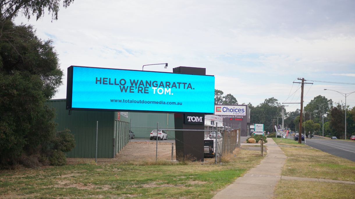 billboard on Victorian highway